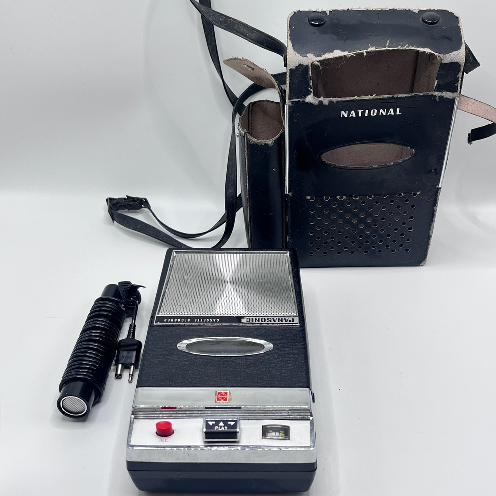 Vintage Panasonic RQ-204S Portable Cassette Recorder (Untested)